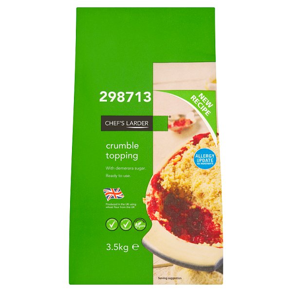 Chef's Larder Crumble Topping 3.5kg Vegan