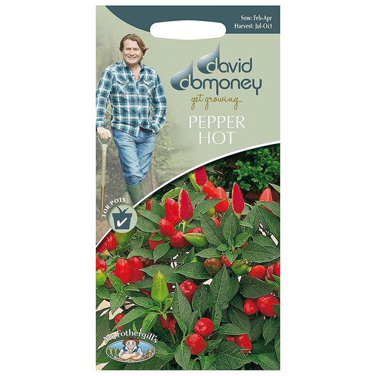 Mr.Fothergill's David Domoney Pepper (Hot) Prairie Fire Seeds Pkt