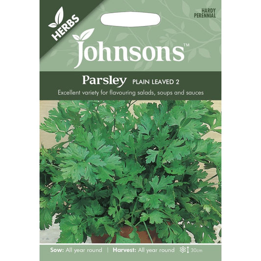 Johnsons Seeds - Pictorial Pack - Herb - Parsley Plain Leaved - 1000 Seeds