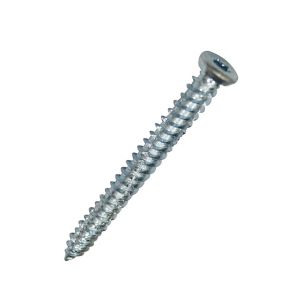 Diall Tx Flat Countersunk Zinc-Plated Steel Screw (Dia)7.5mm (L)92mm, Pack of 6