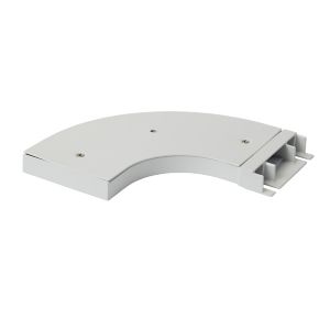 GoodHome Thira White Metal Double Angle Curtain Pole Bracket