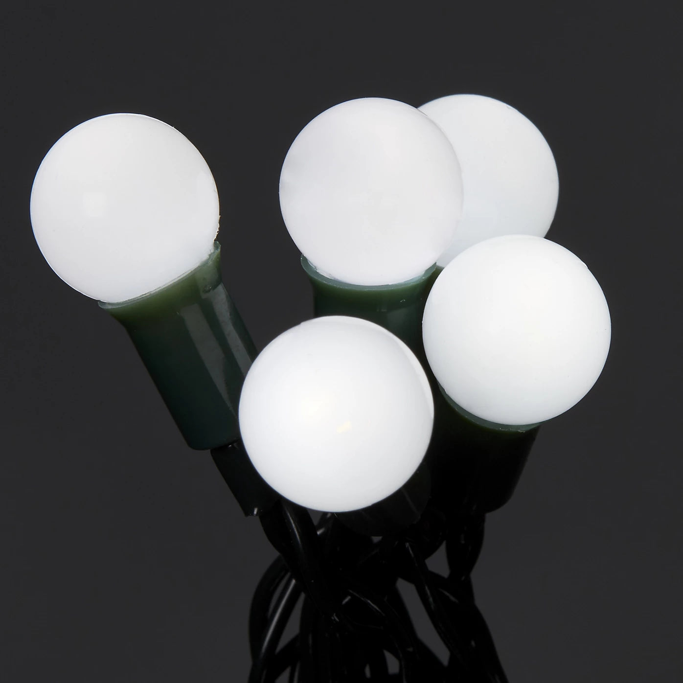 240 Ice white Berry LED String lights With timer function & 25.12m Green cable