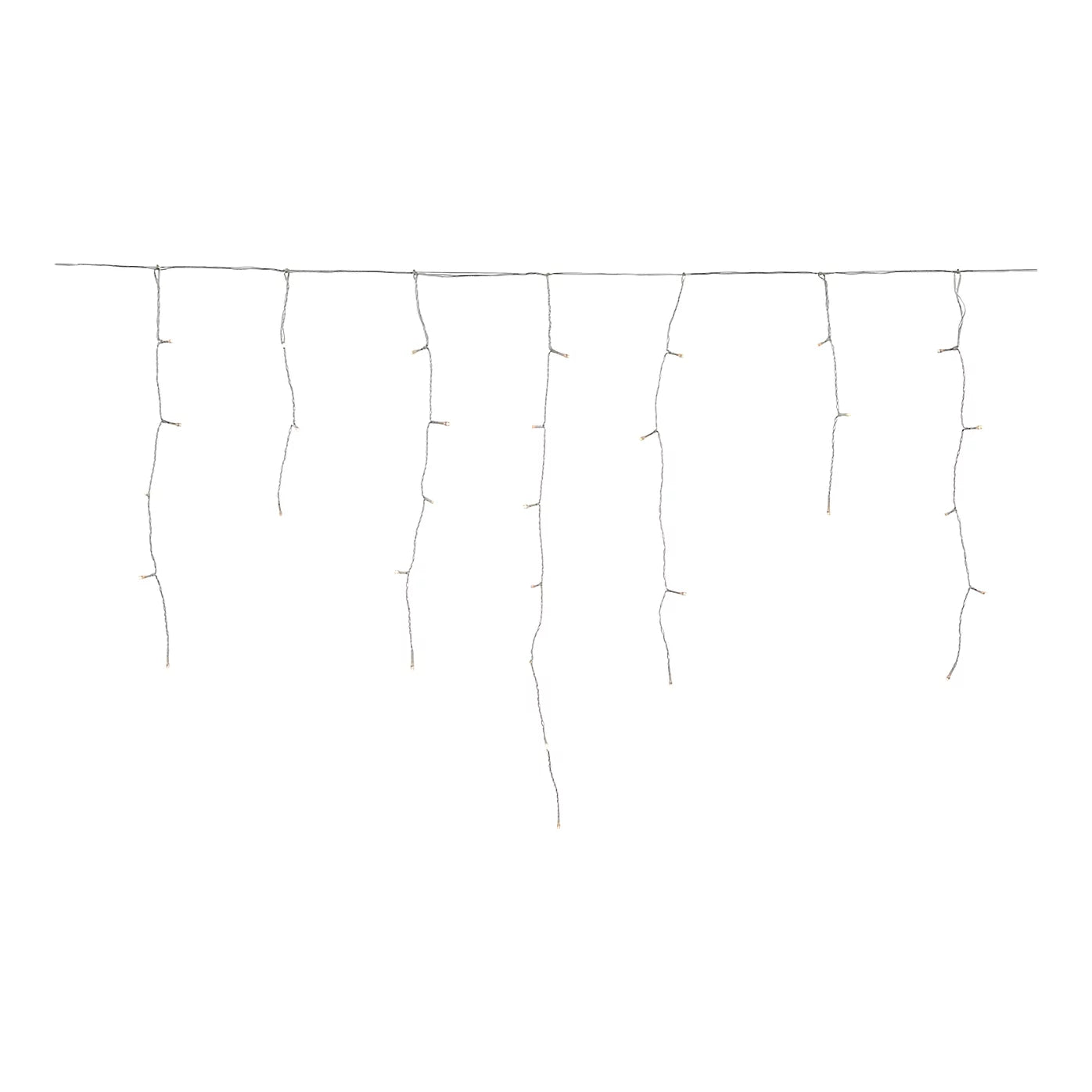 300 Warm white LED Icicle lights With timer & 22m Clear cable