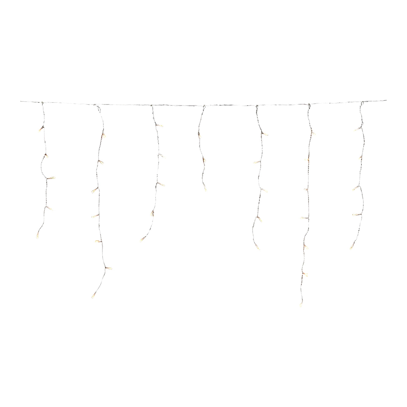 300 Warm white LED Icicle lights With timer & 22m Clear cable