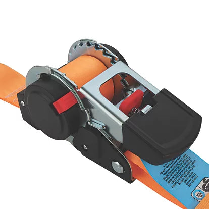 3x Smith & Locke Retractable Ratchet Tie Down w/ S-Hook 3m x 50mm