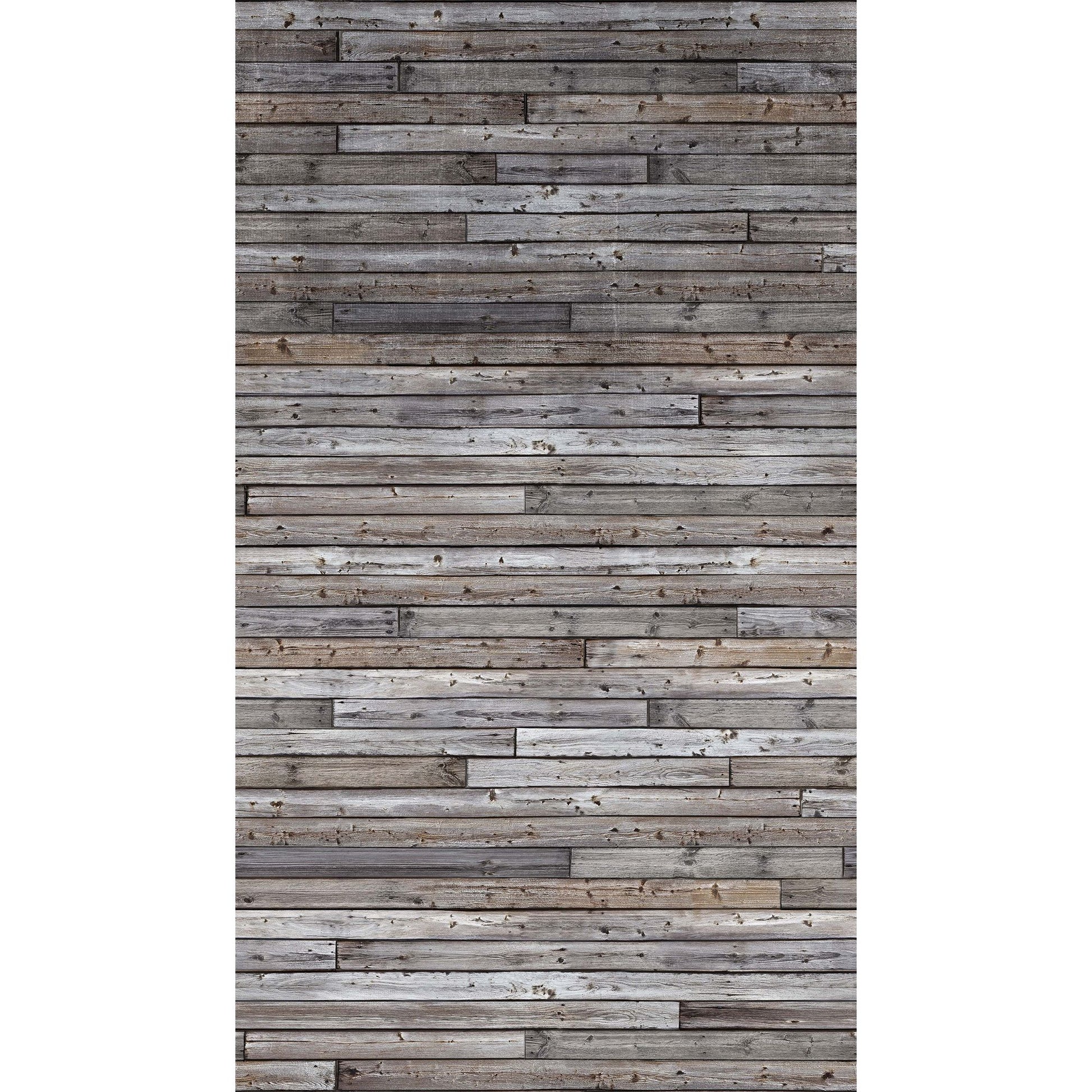 GoodHome Cardew Grey Wood Effect Matt Mural