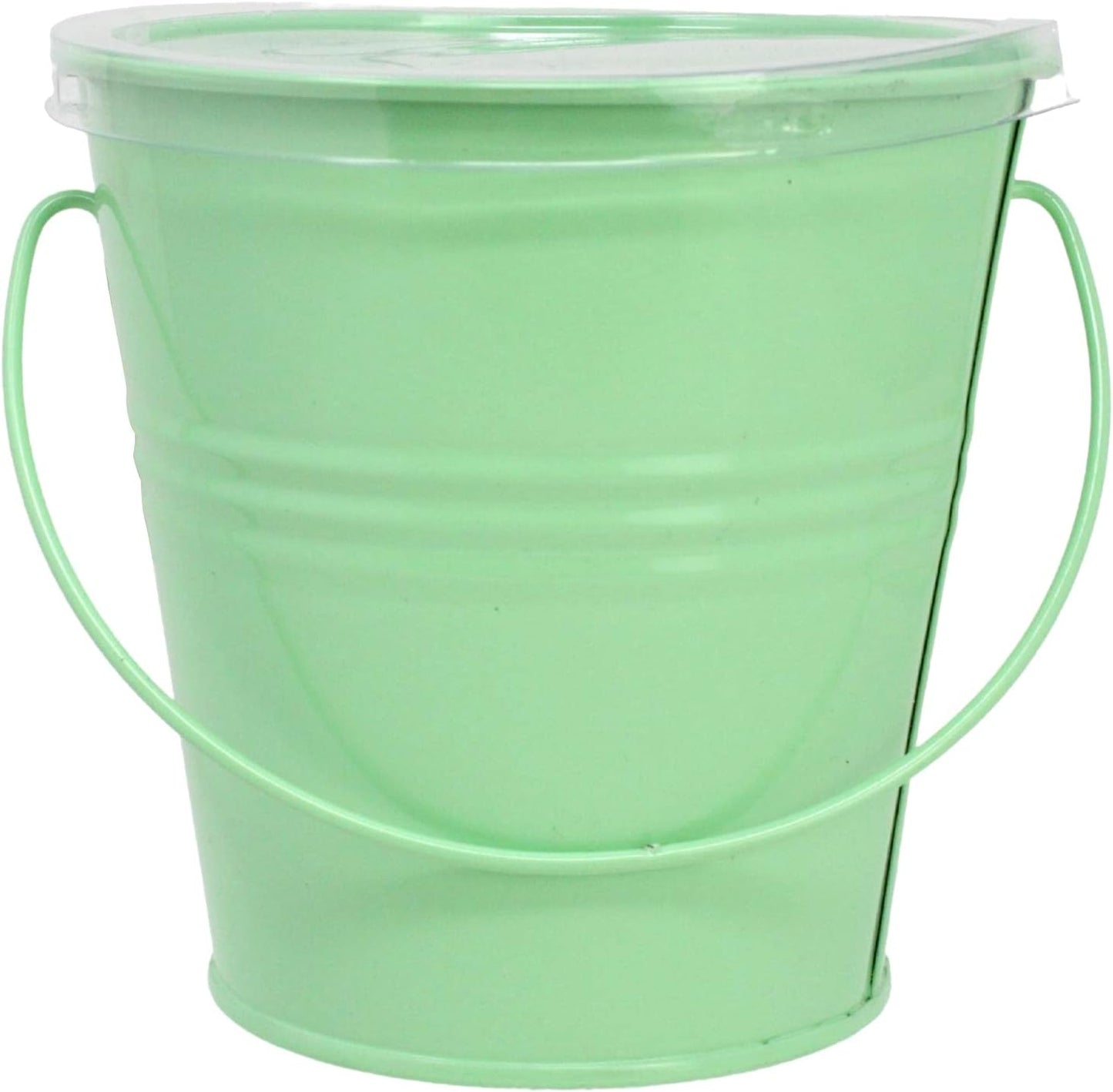 2 X Citronella Green Bucket Candle Outdoor 30-35H Burn Bug Repellent
