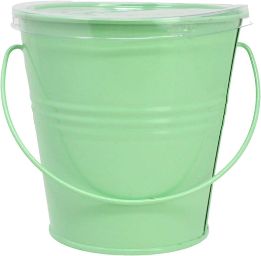 2 X Citronella Green Bucket Candle Outdoor 30-35H Burn Bug Repellent