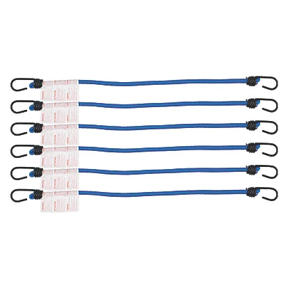 Smith & Locke Bungee Cords 600mm x 10mm Pack of 6