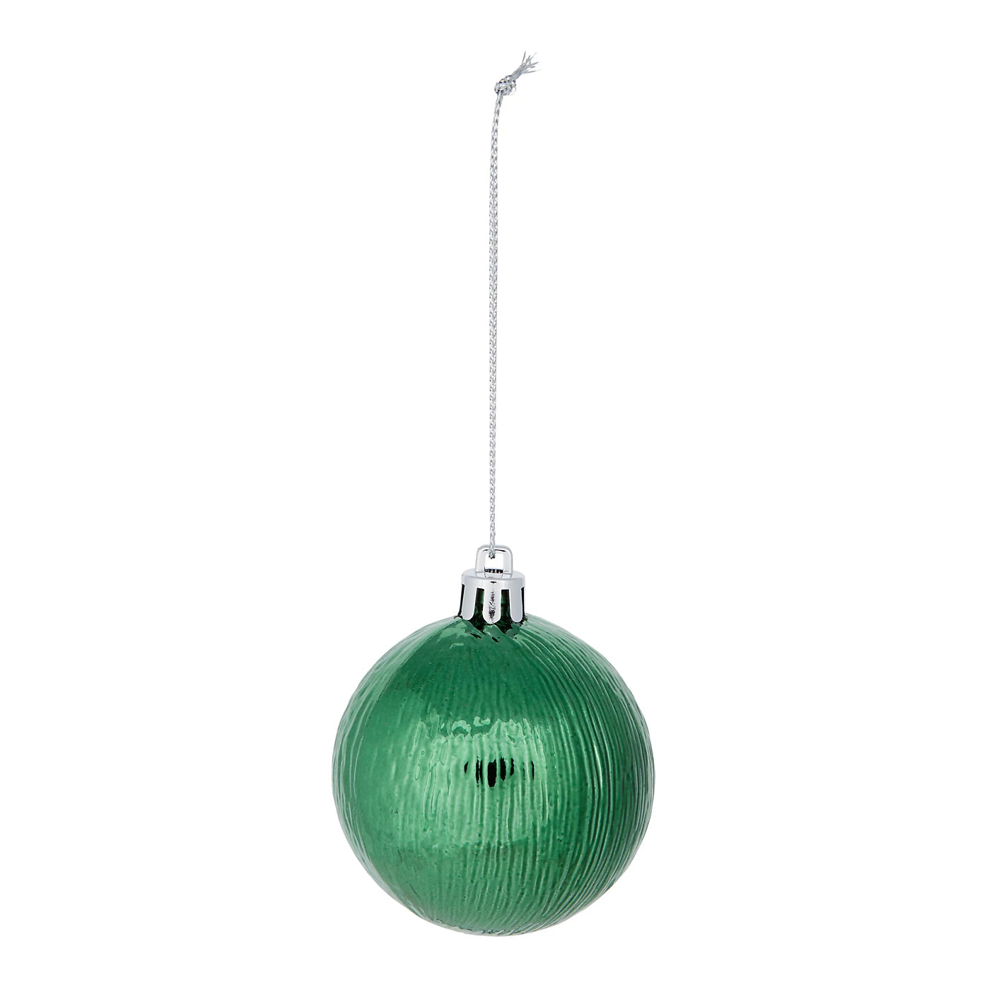 Black, green & red Plastic Christmas Tree decoration, Pack of 50 Baubles