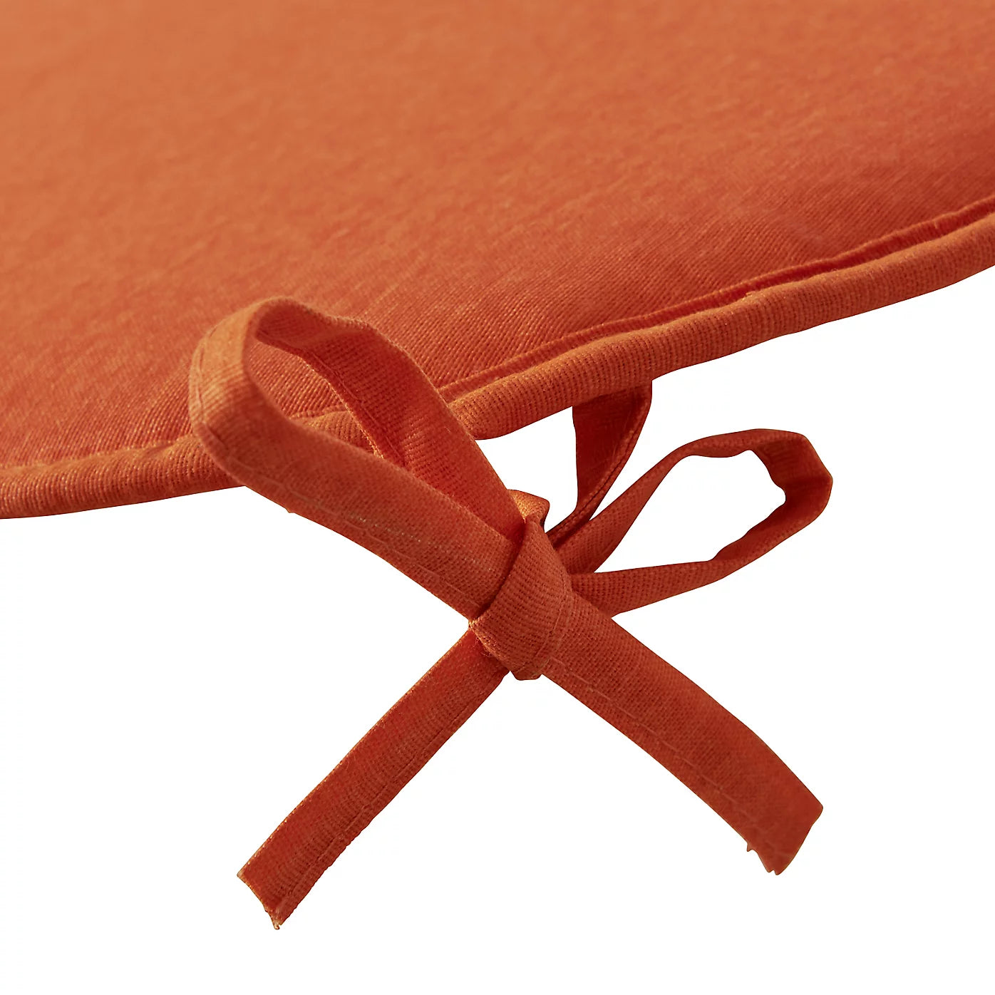2 x Cocos Mandarin orange Plain Outdoor Round Seat pad (W)38cm