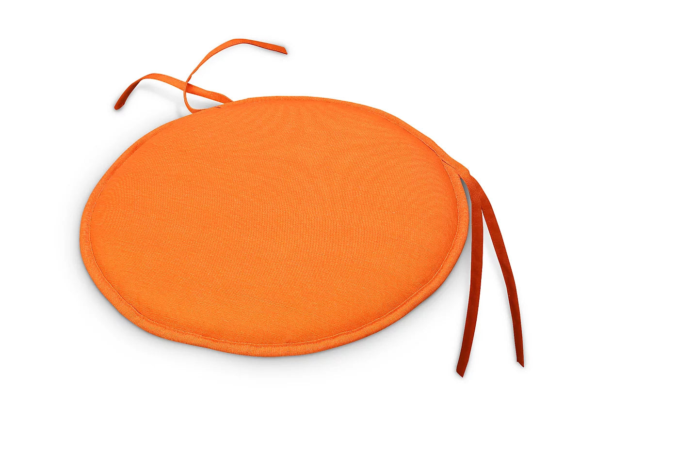 2 x Cocos Mandarin orange Plain Outdoor Round Seat pad (W)38cm