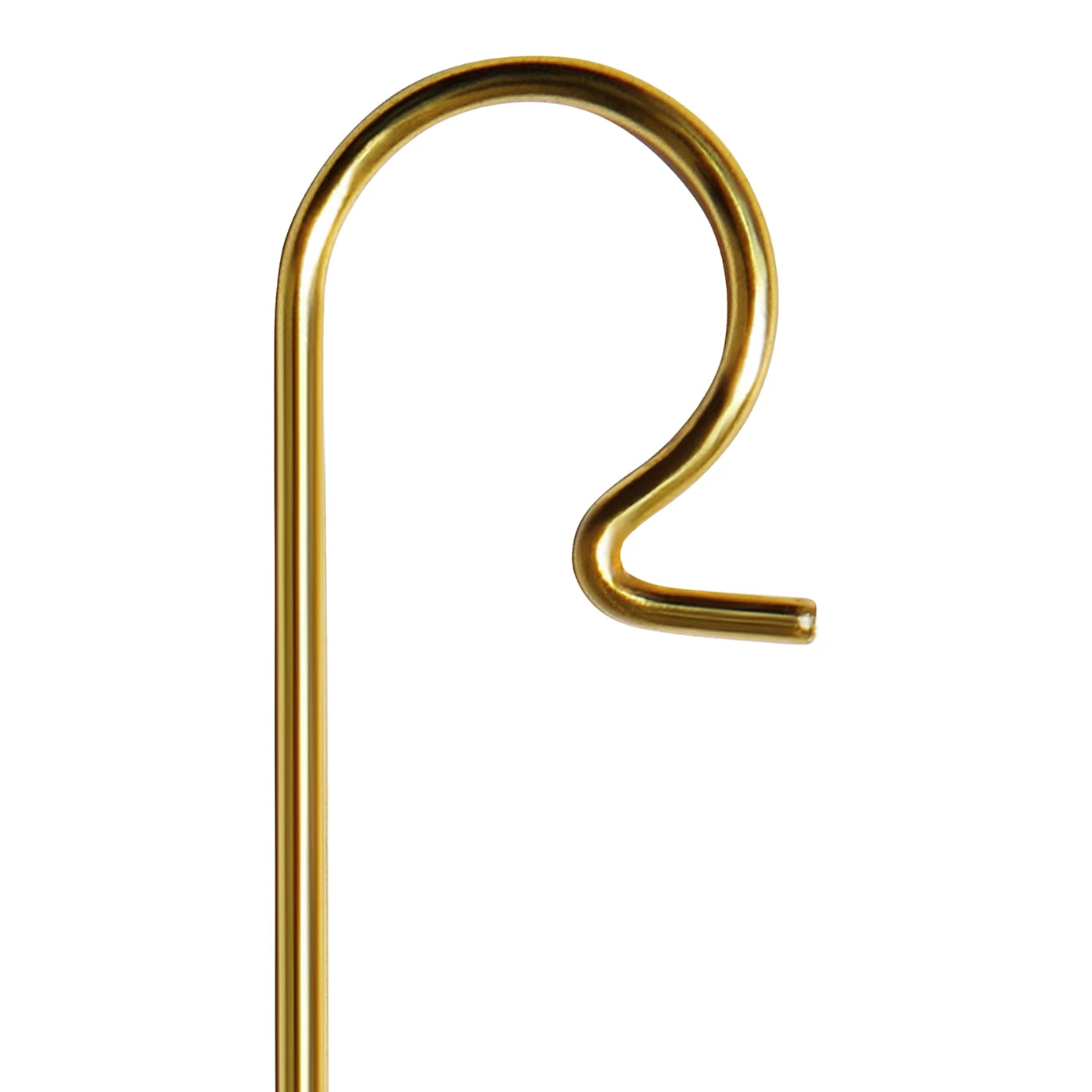 Gold effect S-shaped Christmas Decoration hook, Pack of 40