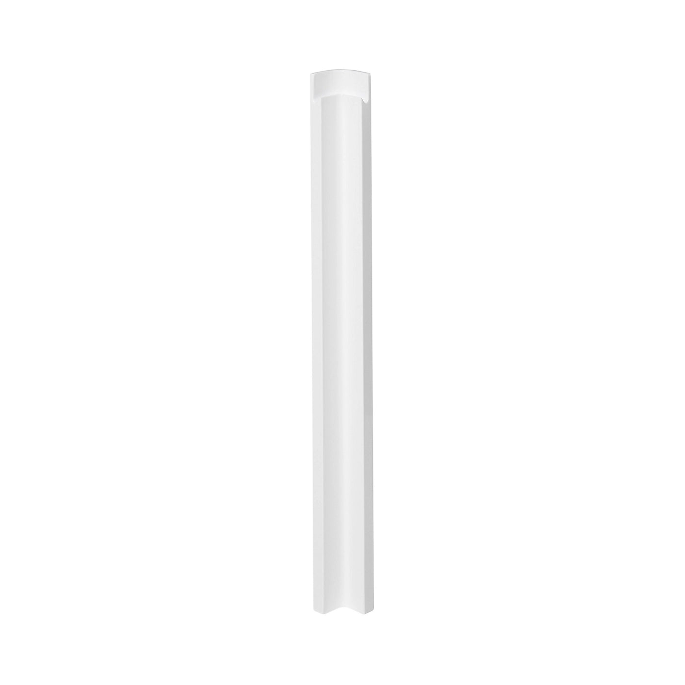 GoodHome Garcinia Gloss white Standard Corner post, (W)59mm