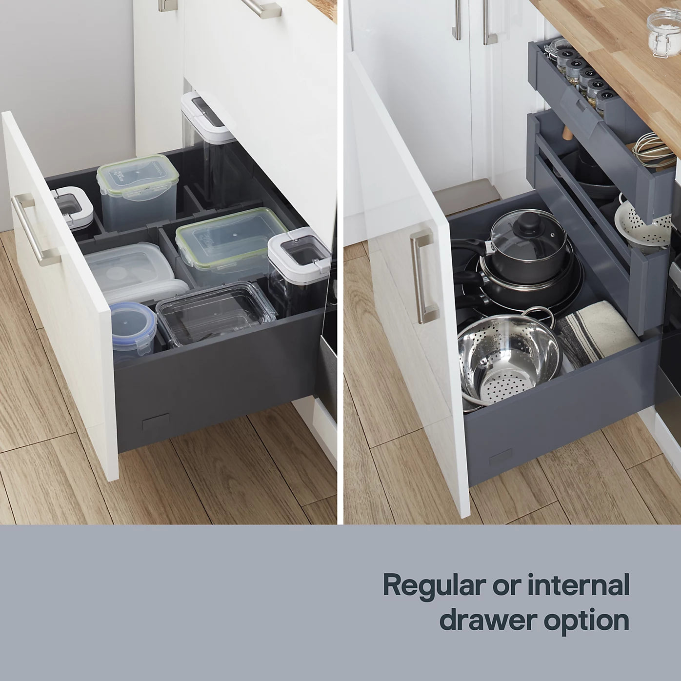 GoodHome Soto Soft-close Drawer box (W)500mm