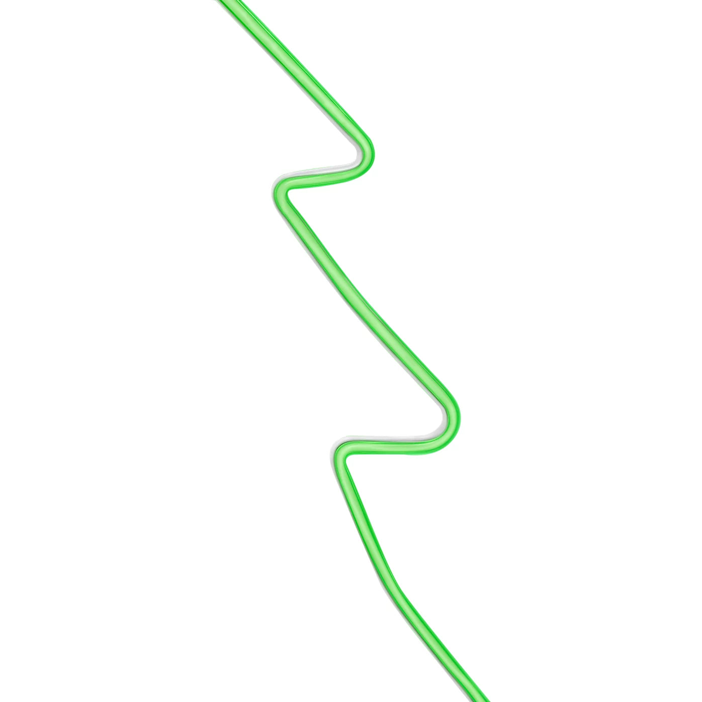 Green LED White Christmas Tree Silhouette (H) 406mm