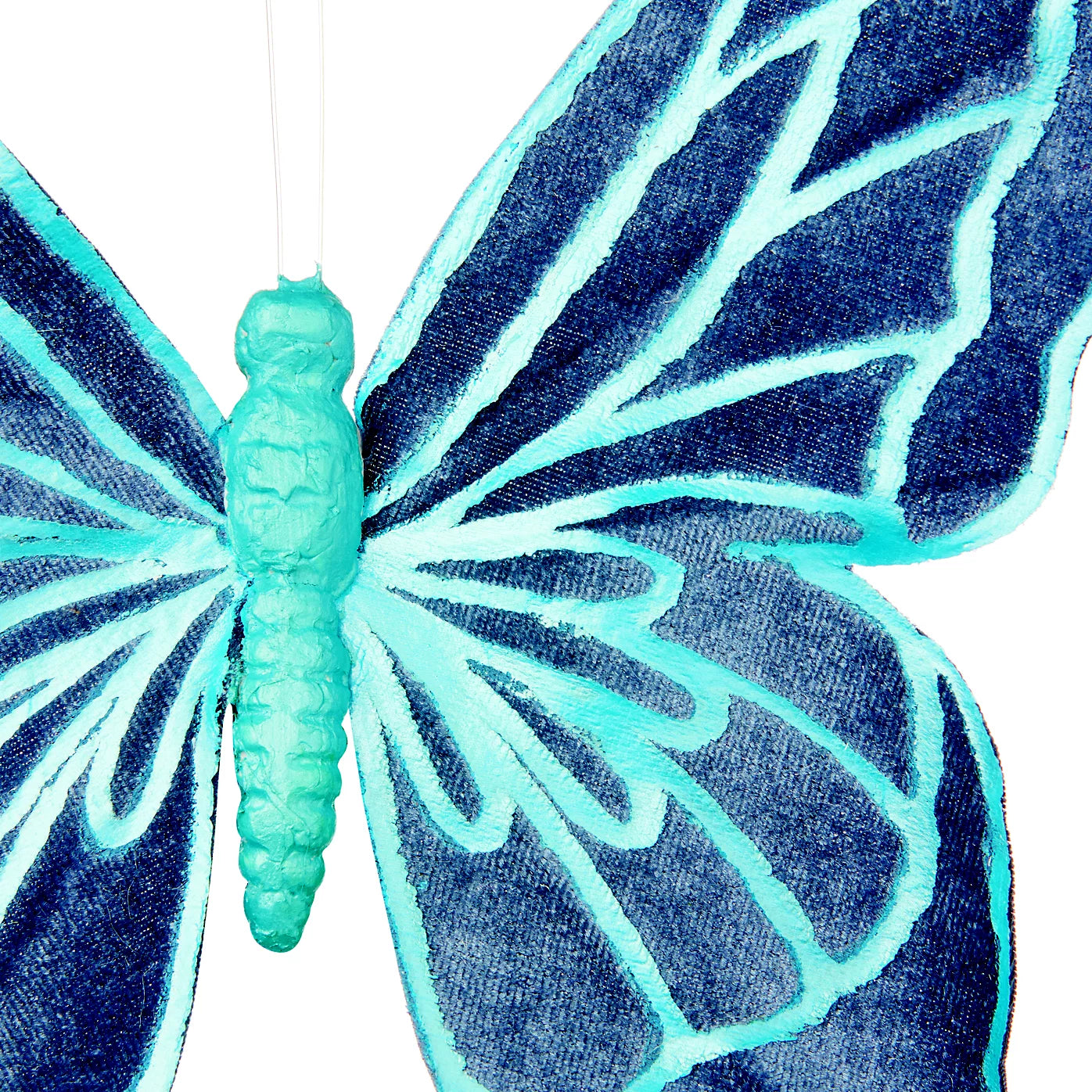 2 x Light Blue Butterfly Clip Large 300mm