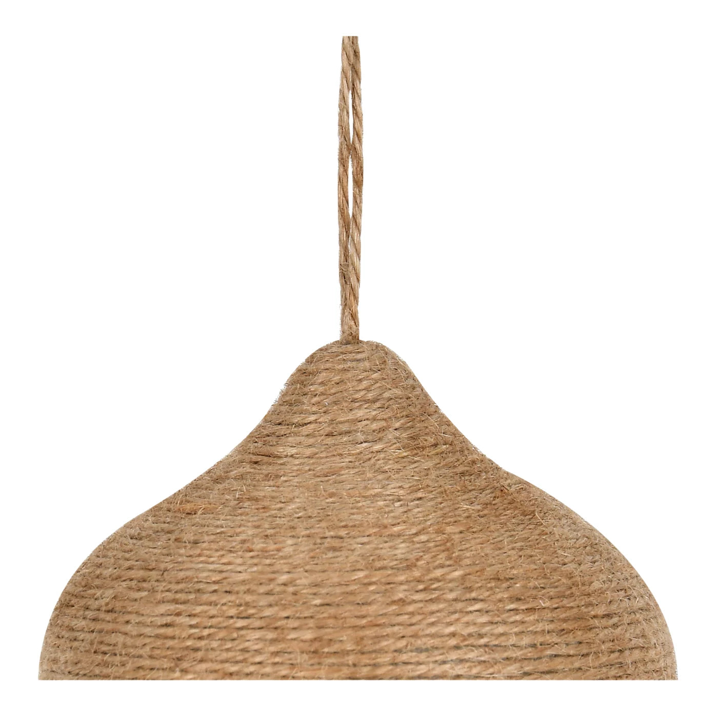 Natural Hessian effect Jute Round Hanging decoration (D) 80mm