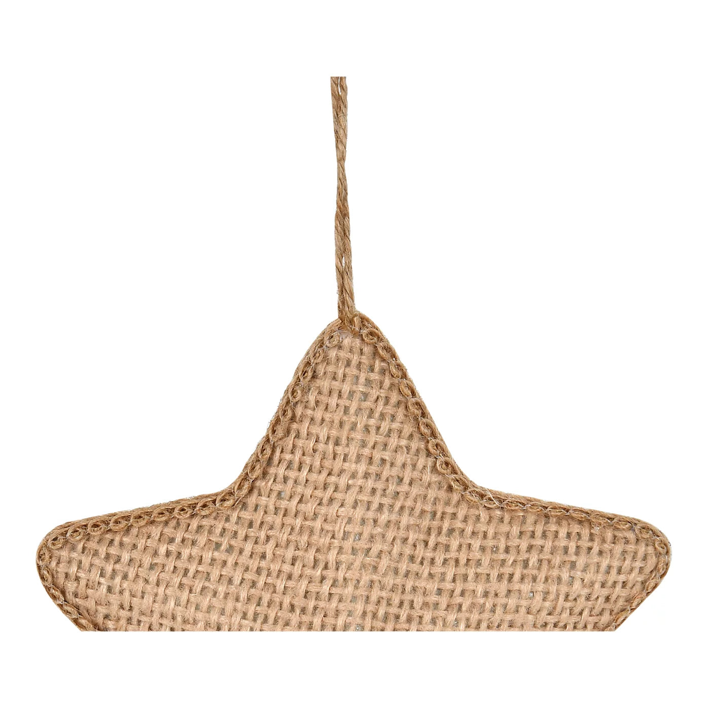 Natural Hessian effect Jute Star Hanging decoration