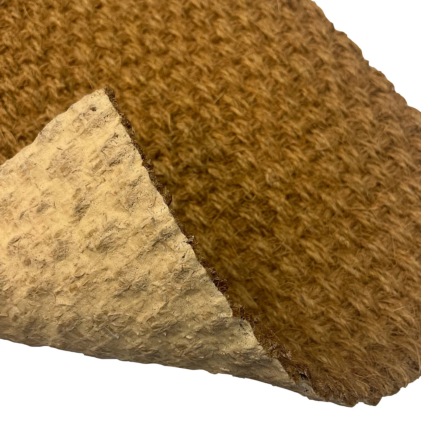 Natural Woven Coir Door mat, 60cm x 40cm