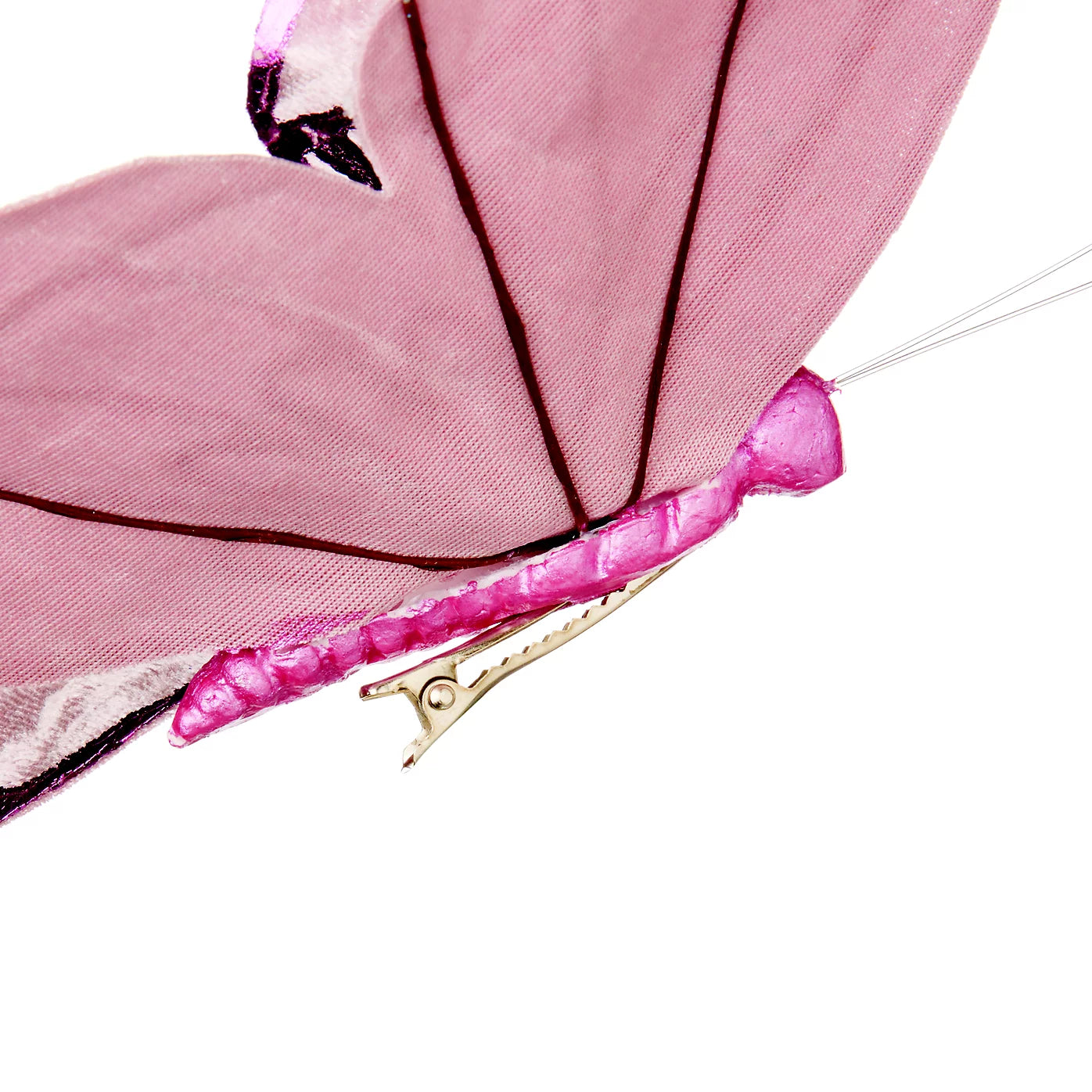 2 x Pink Butterfly Clip Large 300mm