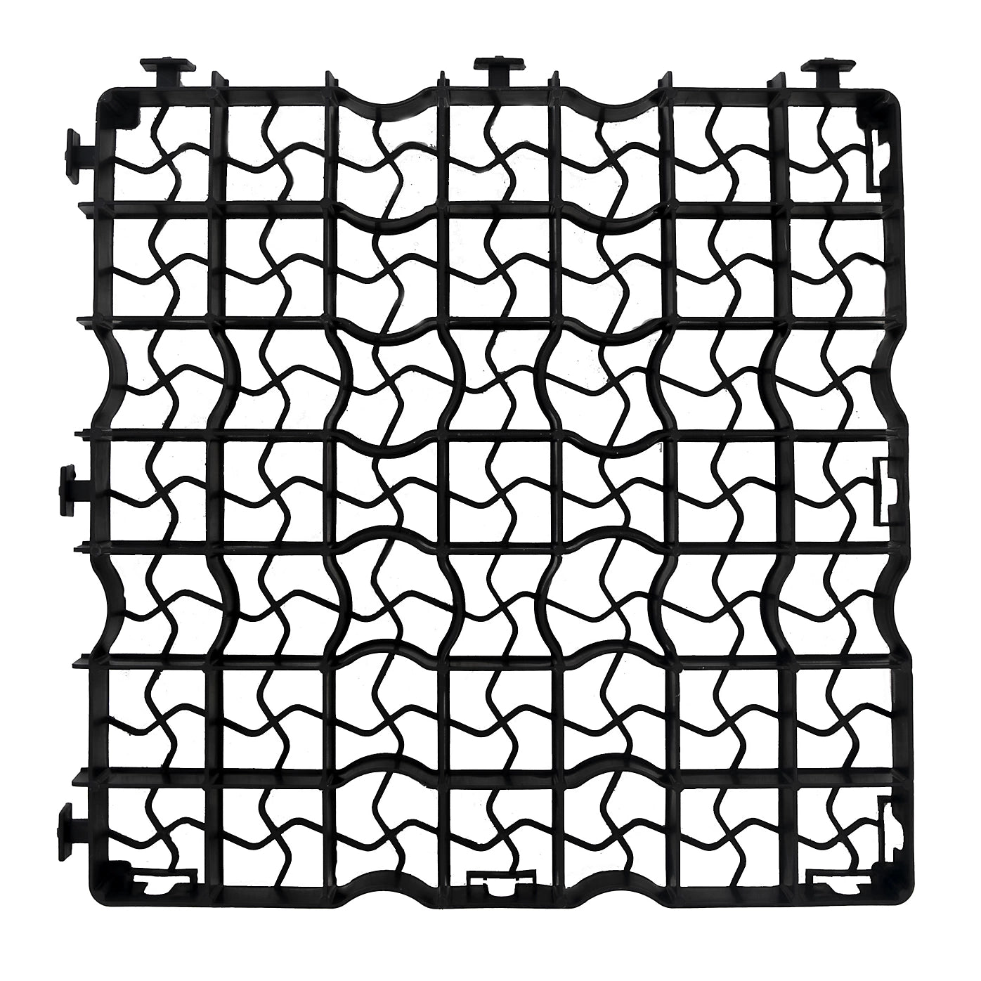 Plastic Interlocking shed base (W) 49cm x (L) 49cm , Pack of 4