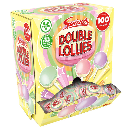 Swizzels Double Lollies 100 lollies Vegan