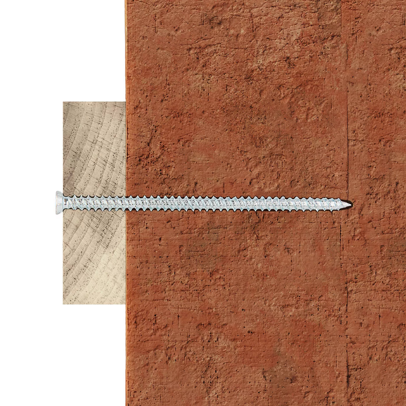 Diall T30 Pan head Steel Concrete screw (Dia)7.5mm (L)152mm, Pack of 20