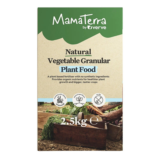 2 x Verve Mamaterra Vegetable Garden Fertiliser & Plant Food 2.5kg