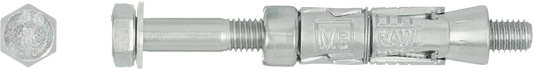 Rawlplug Mechanical Anchor Bolts M8 x 80mm (50 Pack) – Heavy-Duty Fixings