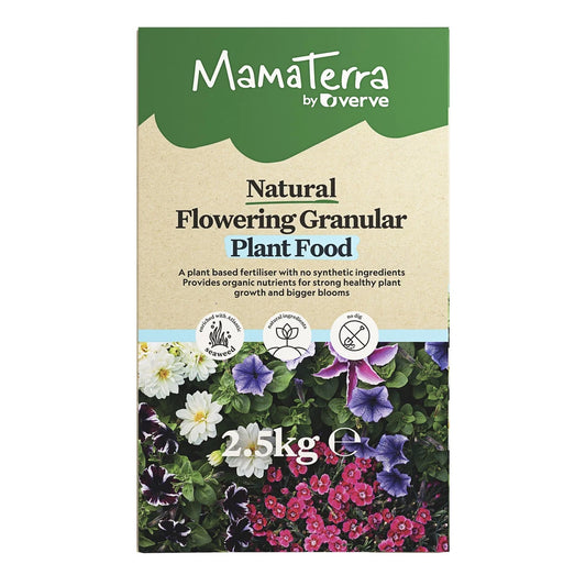 2 x Verve Mamaterra Flower Fertiliser & Plant Food Granules 2.5kg