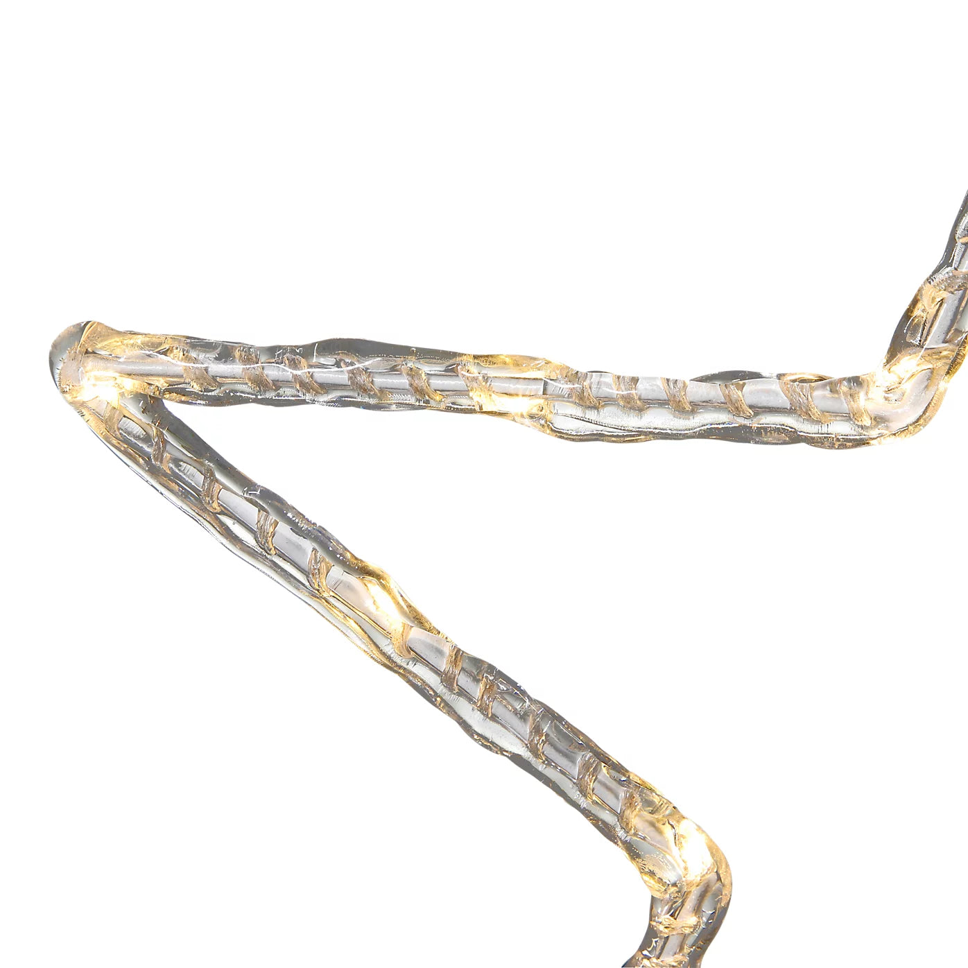 Warm white LED Transparent Star Silhouette (H) 3550mm Christmas
