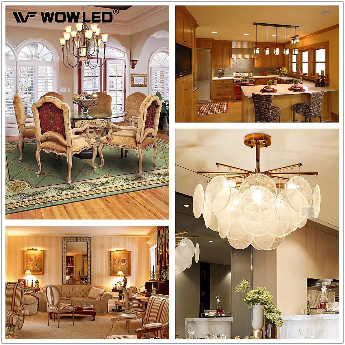 6 x G9 LED Light Bulbs, 3W Equivalent to 30W G9 Halogen Bulbs Warm White
