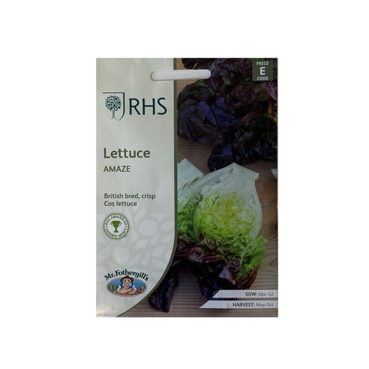 Lettuce Seed Grow Your Own Garden Vegetables Amaze Mr Fothergill's RHS