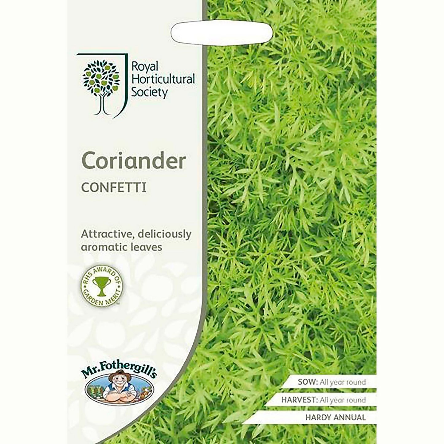 Mr.Fothergill's RHS Home Grown Herb Coriander Seeds Packet