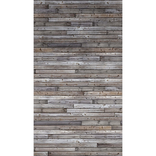 GoodHome Cardew Grey Wood Effect Matt Mural