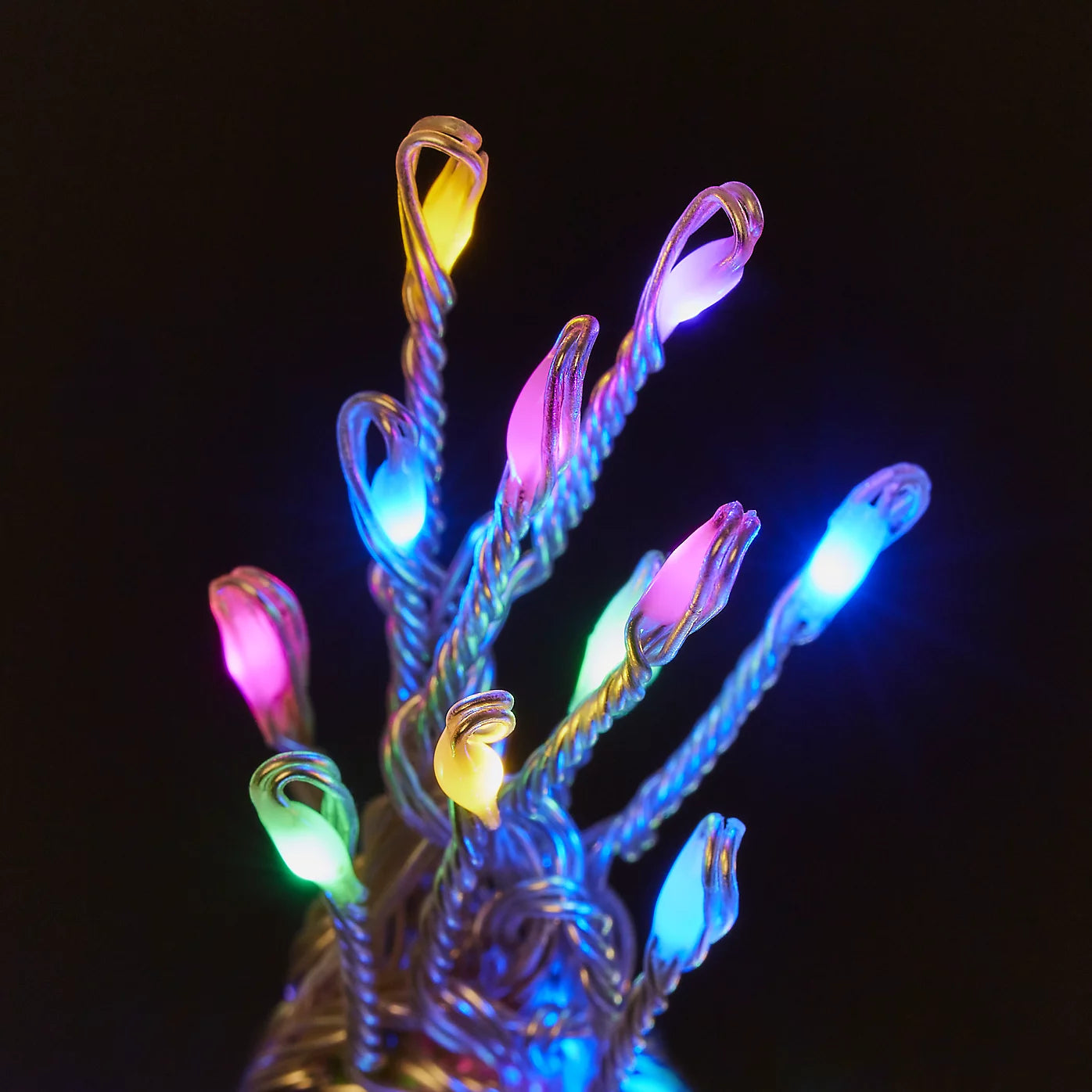 800 Rainbow LED Cluster string light With timer function & 19.96m Clear cable