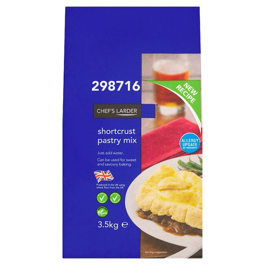 Chef's Larder Shortcrust Pastry Mix 3.5kg Vegan
