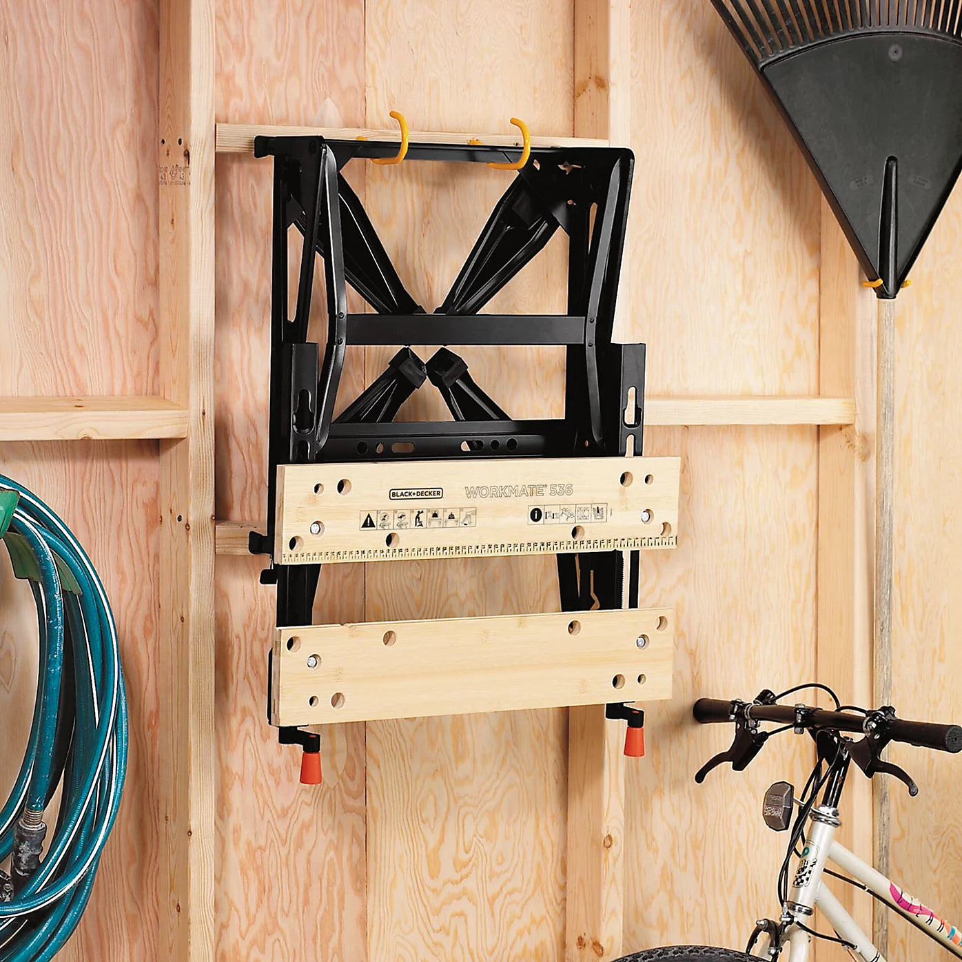 Black & Decker Workmate Black & orange 170mm Folding Workbench - WM536-XJ