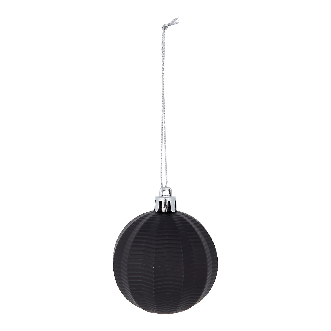 Black, green & red Plastic Christmas Tree decoration, Pack of 50 Baubles