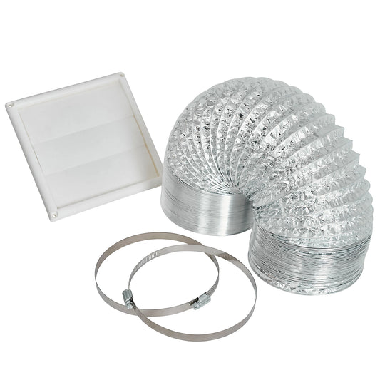 Cooke & Lewis VENTP150 Silver Cooker hood venting kit (D)50mm