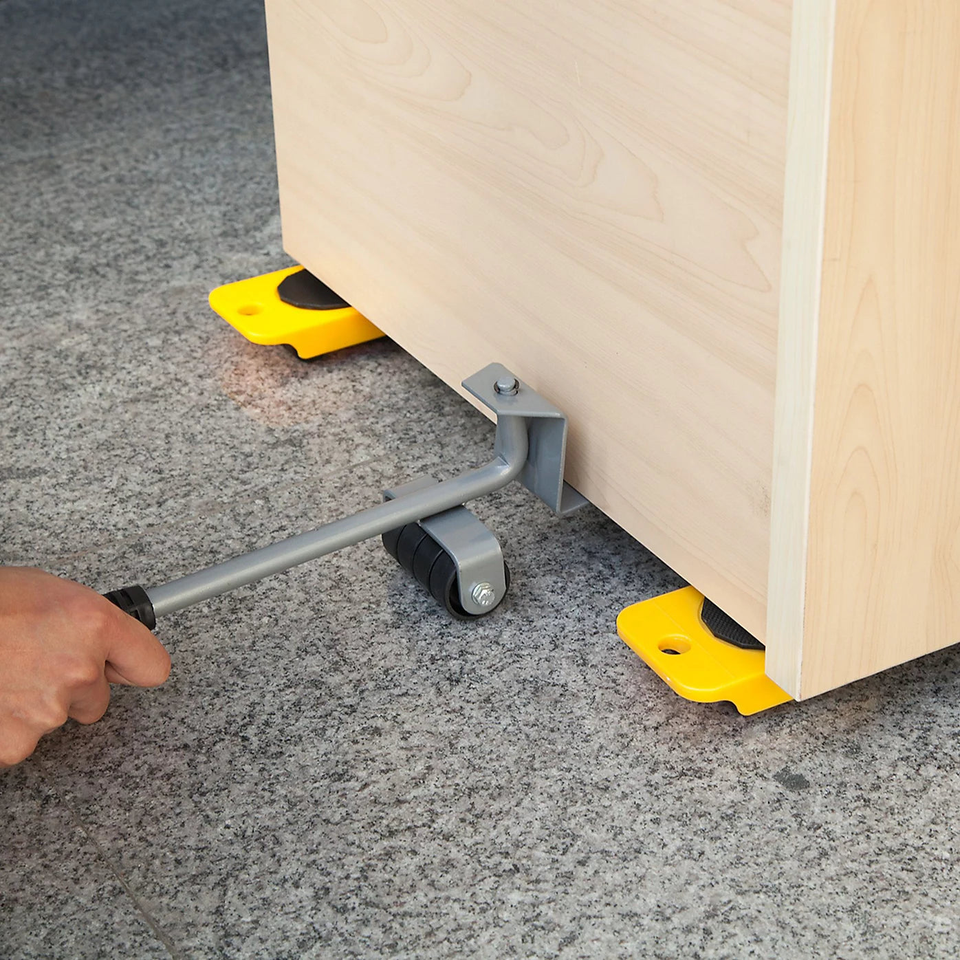 Diall Yellow Trolley Furniture Mover, 150kg capacity