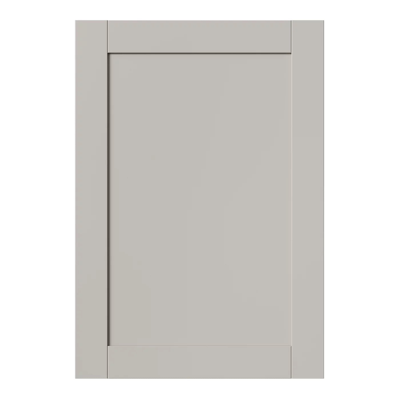 GoodHome Ashmead Matt pebble Shaker Highline Cabinet door (W)500mm (H)715mm (T)16mm
