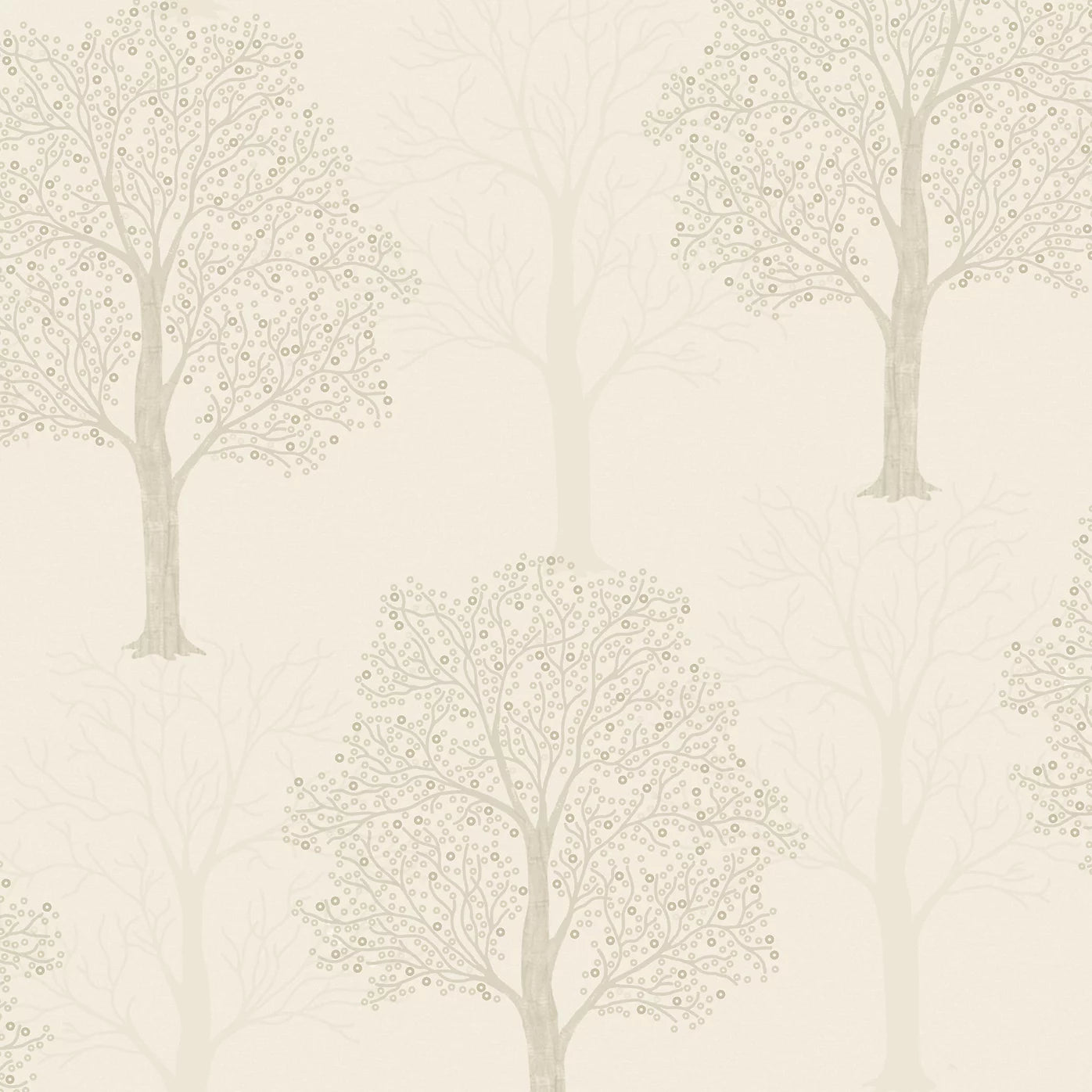 Holden Décor Opus Ornella Cream Tree Embossed Wallpaper