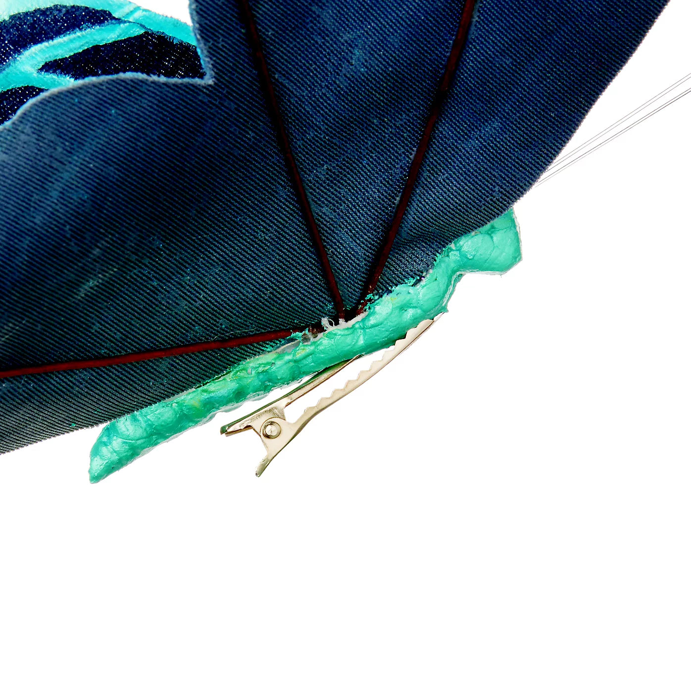 2 x Light Blue Butterfly Clip Large 300mm