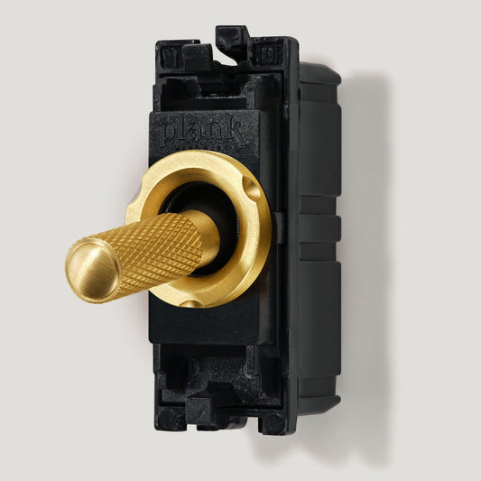 KEPLER Knurled Intermediate Toggle Switch Cover