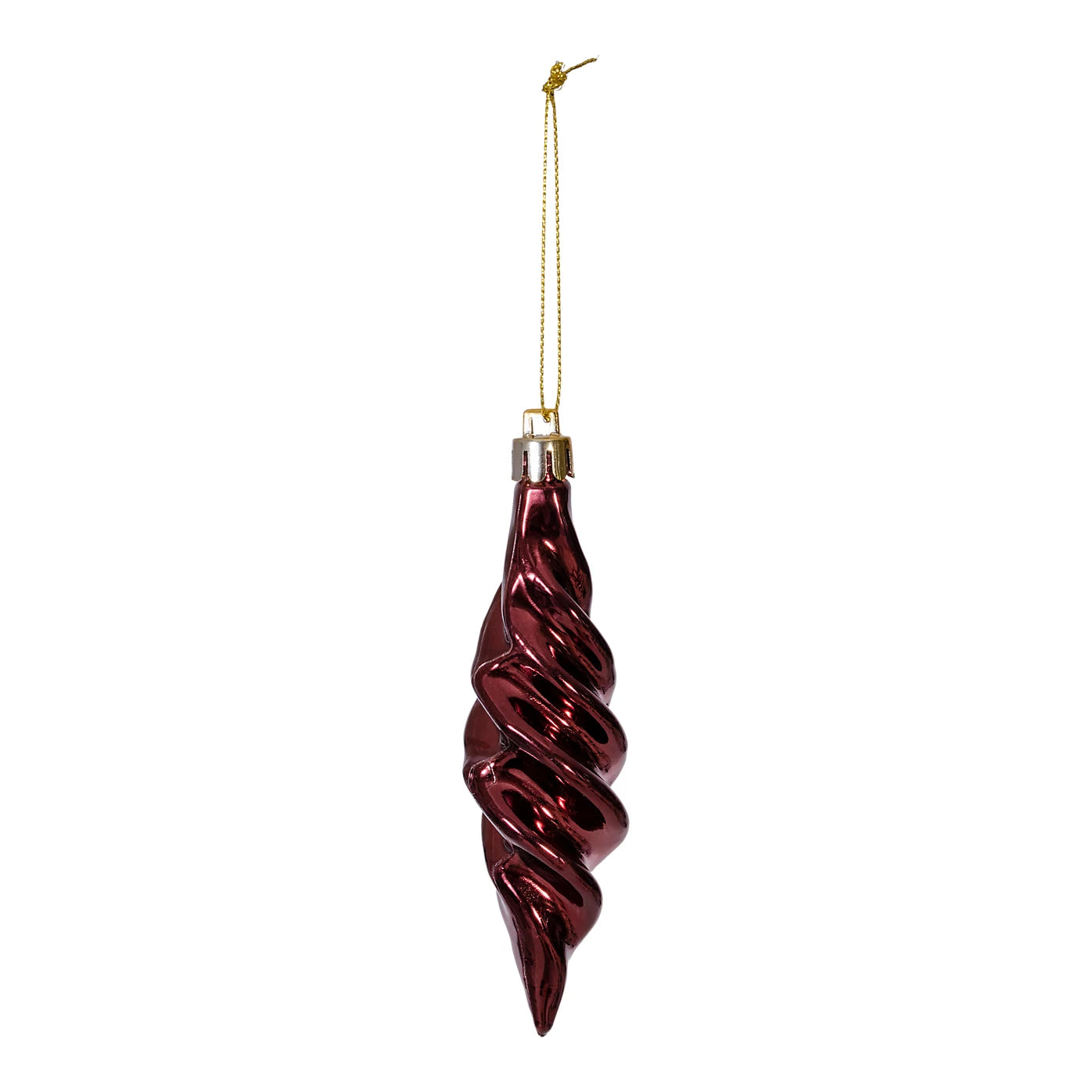 Plastic Hanging Christmas Tree decoration, Pack of 40 - Red Baubles