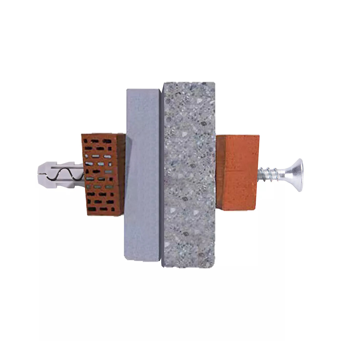 Diall Grey Nylon Wall plug (Dia)6mm (L)30mm, Pack of 100