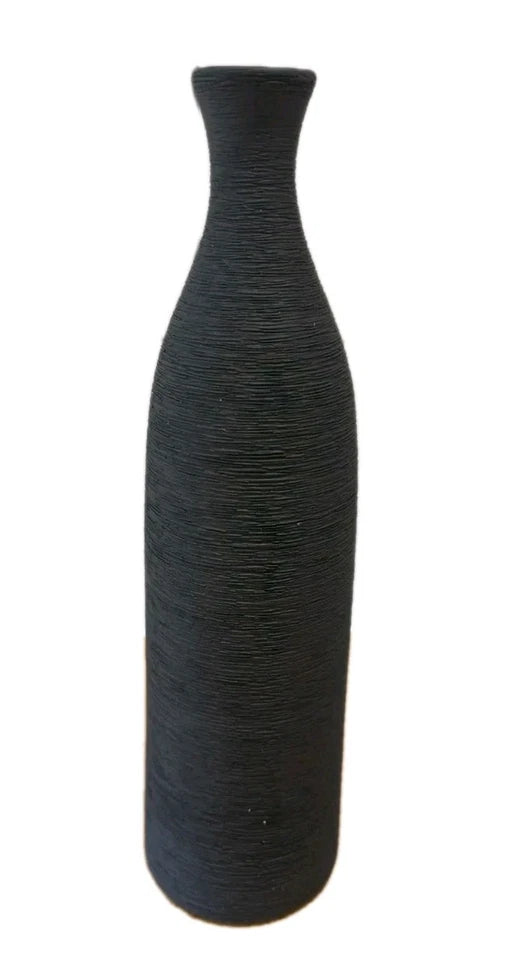 Black Ceramic Vase
